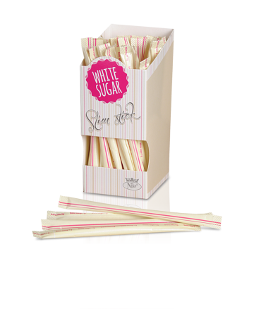 Бяла захар Slim Stick пакетче 3 гр/ кутия