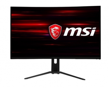 Монитор MSI Optix MAG322CQR, 31.5", 165Hz, 1ms, VA, WQHD 2560x1440, Curve 1500R, FreeSync Premium, Gaming OSD, Mystic Light, Night Vision, 300 cd/m, Contrast 3000:1, DCR 100M:1, 1xDP, 2xHDMI, 1xUSB-C (DP alt.), 2xUSB 2.0, Height Adj., Tilt, Frameless