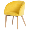 Трапезен стол ИГЛИКА жълт