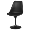 Бар стол ПЕРСИЯН черен - черна седалка