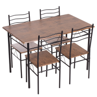 Комплект маса с 4 стола ИДЕА 20015- палисандър