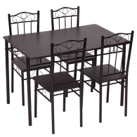Комплект маса с 4 стола ИДЕА 20009- венге