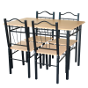 Комплект маса с 4 стола ИДЕА 20009 - бук