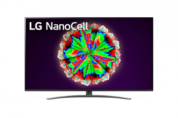 Телевизор LG 65NANO813NA, 65" 4K IPS HDR Smart Nano Cell TV, 3840x2160, DVB-T2/C/S2, Quad Core Processor 4K, 4K Active HDR, Ultra Surround, ThinQ, AI,  WiFi 802.11.ac, Voice Controll, Bluetooth, Miracast / AirPlay 2, LAN, CI, HDMI, USB, 2 Pole Stand