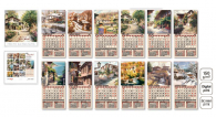 Стенен луксозен 12-листов календар Пейзажи от България