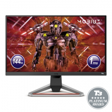 Монитор BenQ MOBIUZ EX2710, 27", IPS, HDRi, 144Hz, 1ms, 1920x1080 FHD, FreeSync Premium, 99% sRGB, HDR10, B.I.+, Light Tuner, Black eQualizer, Color Vibrance, Quick OSD, Eye-Care, treVolo Speakers 2.5Wx2, 1000:1, 400 cd/m2,HDMI x2, DP, Height Adj., Dark g