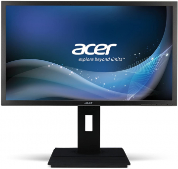 Монитор Acer B246HYLAymidr, 23.8" IPS LED, 5ms, 100M:1DCR, 250cd/m2, 1920x1080 FullHD, VGA, DVI, HDMI, Speakers, Height Adj., Pivot, VESA, Tilt, TCO7.0, Darkgrey, Acer EcoDisplay, 3Y