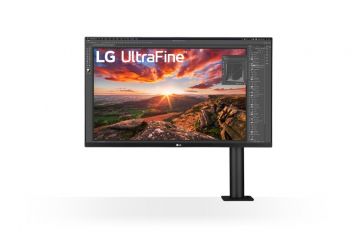 Монитор LG 32UN880-B, 31.5" UltraFine Ergo 4K, IPS AG, DCI-P3 95%, 5ms, 350 cd/m2, 1000:1, 3840x2160, HDR 10, USB Type-C, USB, HDMI, DisplayPort, AMD FreeSync, Speaker 5Wx2, Game Mode, Reader Mode, PIP, Tilt/Height/Swivel/Pivot/ Extend/Retract, Black