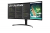 Монитор LG 35WN65C-B, 35" 21:9 Curved UltraWide VA, QHD (3440 x 1440) 100Hz AG, sRGB 99%, 2500:1, 300cd/m2, HDR 10, RADEON FreeSync, Reader Mode, HDMI, DisplayPort, USB3.0 (1up/2down), SP. MaxxAudio 7W, Height, Tilt, Headphone Out, Black