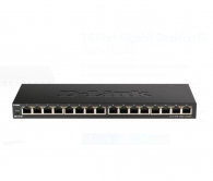 Комутатор D-Link 16-Port 10/100/1000Mbps Unmanaged Gigabit Ethernet Switch