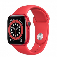 Часовник Apple Watch S6 GPS, 40mm PRODUCT(RED) Aluminium Case with PRODUCT(RED) Sport Band - Regular
