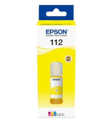 Консуматив Epson 112 EcoTank Pigment Yellow ink bottle