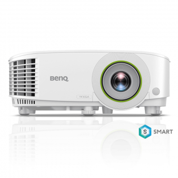 Мултимедиен проектор BenQ EW600, Wireless Android-based Smart Projector, DLP, WXGA (1280x800), 16:10, 3600 Lumens, 20000:1, Zoom 1.1x, Speaker 2W, USB Reader for PC-Less Presentations, Built-in Firefox, BT 4.0, Dual Band WiFi, 3D, Lamp 200W, up to 15000 h