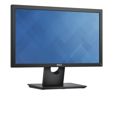 Монитор Dell E1916HV, 18.5" Wide LED Anti-Glare, TN Panel, 5ms, 600:1, 200 cd/m2, 1366x768 HD, VGA, Tilt, Black