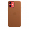 Калъф Apple iPhone 12 mini Leather Case with MagSafe - Saddle Brown