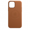 Калъф Apple iPhone 12 mini Leather Case with MagSafe - Saddle Brown