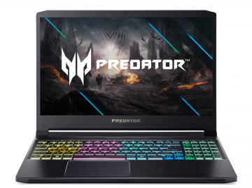 Лаптоп Acer Predator Triton 300, PT315-52-7397, Core i7 10750H (2.60GHz up to 5.00GHz, 12MB), 15.6” FHD 120Hz, 16GB ( 1 slot free), 1024GB PCIe NVMe SSD, GeForce RTX 2070 8GB DDR6, Windows 10 Home