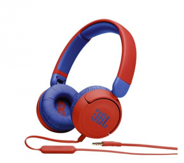 Слушалки JBL JR310 RED HEADPHONES