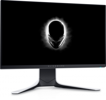 Монитор Dell Alienware AW2521HFLA, 24.5" LED Anti-Glare, IPS, 1ms GtG, AMD FreeSync Premium, G-Sync, 1000:1, 400 cd/m2, 1920x1080 FullHD at 240Hz, 99% sRGB , AMD FreeSync, HDMI, DP, USB 3.0 Hub, Height Adjustable, Pivot, Swivel, Tilt, Lunar Light