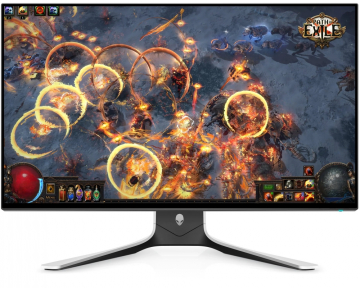 Монитор Dell Alienware AW2721D, 27" LED Anti-Glare, IPS, 1ms GtG, AMD FreeSync Premium, G-Sync, 1000:1, 600cd/m2, 2560x1440 QHD at 240Hz, HDR 600, NVIDIA G-SYNC, HDMI, DP, USB 3.0 Hub, Height Adjustable, Pivot, Swivel, Tilt, Lunar Light