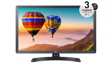 Монитор LG 28TN515S-PZ, 27.5" WVA, LED non Glare, Smart webOS 3.5, TV Tuner DVB-T2/C /S2, 1200:1, Mega DFC, 250cd, 1366x768, Wi-Fi, LAN, RCA, WiDi, Miracast, HDMI, CI Slot, USB 2.0, HOTEL MODE, Speaker 5W, Black