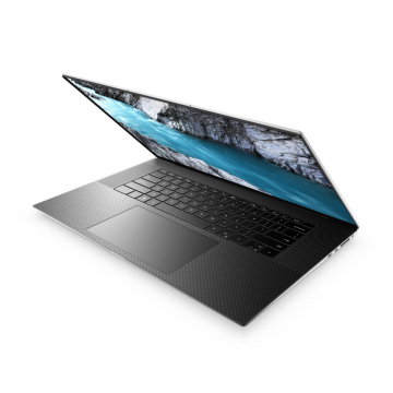 Лаптоп Dell XPS 9700, Intel Core i7-10750H (12MB Cache, up to 5.0 GHz), 17.0" UHD+ (3840x2400) Touch AR 500-Nit, HD Cam RGB IR, 32GB DDR4-2933MHz, 2x16GB, 2TB M.2 PCIe NVMe SSD, GeForce GTX 1650 Ti 4GB GDDR6, Wi-Fi 6 , BT, FPR, MS Win 10, Silver, 3YR NBD