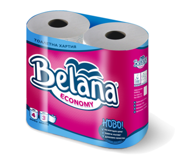 Тоалетна хартия Belana Economy 4 бр.