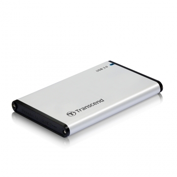 Кутия за твърд диск Transcend 0GB StoreJet 2.5" (SATA), USB 3.1, Aluminum housing