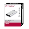 Кутия за твърд диск Transcend 0GB StoreJet 2.5" (SATA), USB 3.1, Aluminum housing