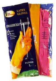 Ръкавици домакински OIPLUS, размер L